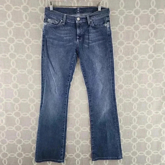 7 Far All Mandkind Bootcut Women' s Jeans 29 - Picture 2 of 10